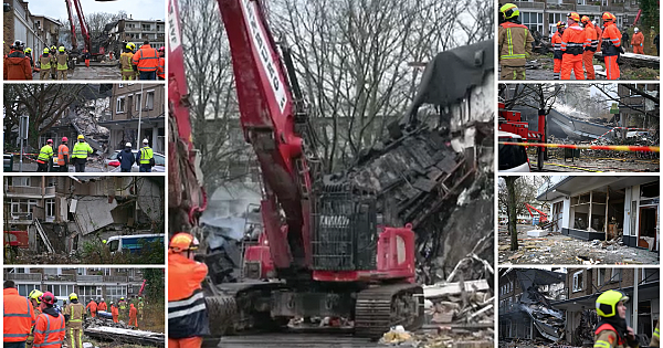 Hollanda'da 3 katlı bir apartmanda meydana gelen patlamada 3 kişi öldü