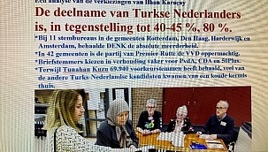 De deelname van Turkse Nederlanders is, in tegenstelling tot 40-45 %, 80 %.