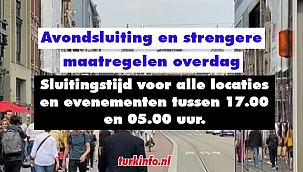 Avondsluiting en strengere maatregelen overdag