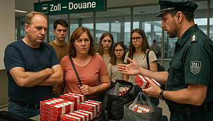 Nederlandse familie uit Turkije betrapt met 7.400 sigaretten op luchthaven Münster/Osnabrück