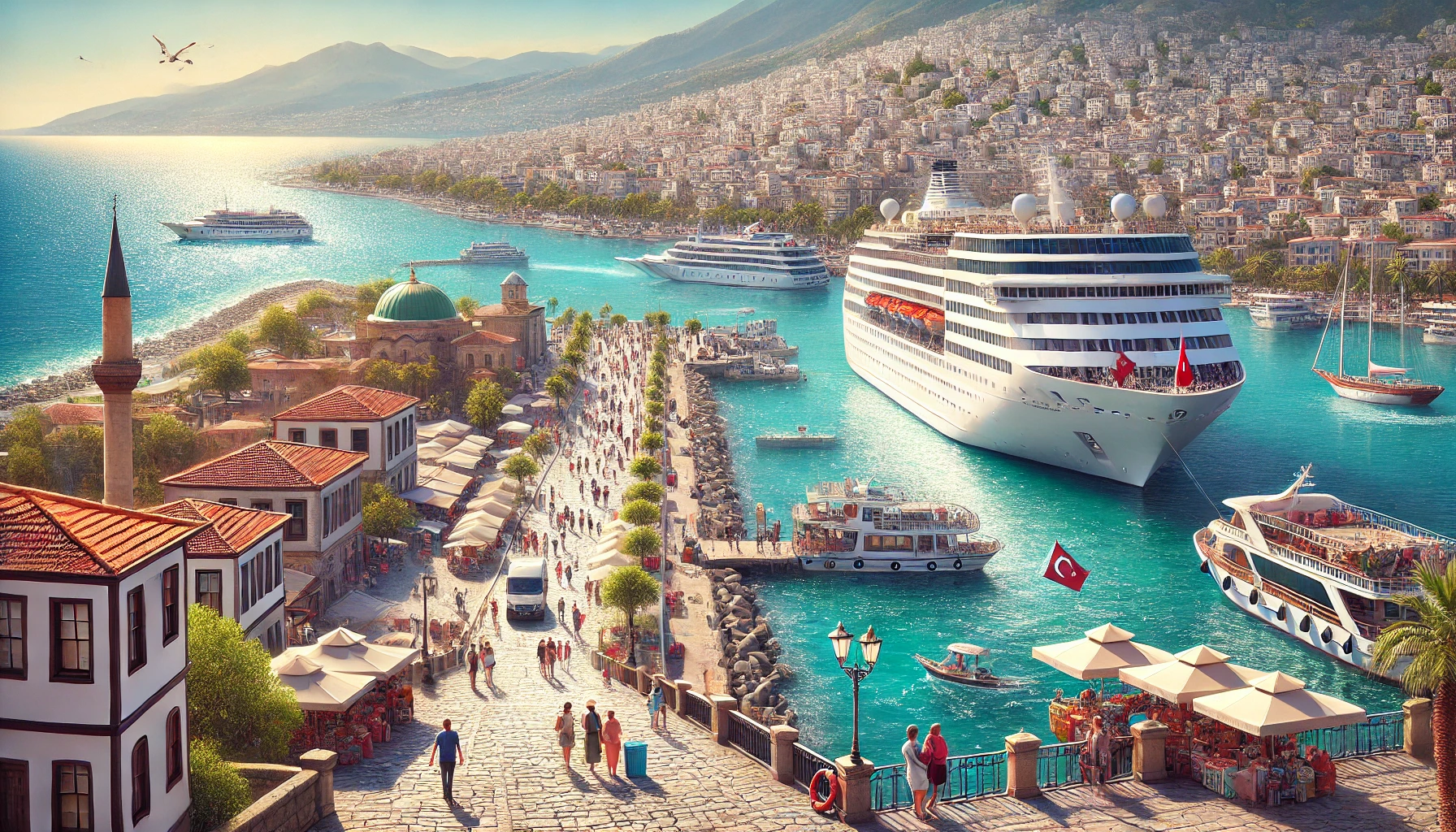 Kruisvaarttoerisme in de lift: 490 cruiseschepen meer in Turkse havens in eerste halfjaar