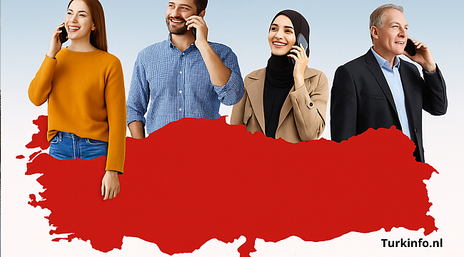 Turkije Aan Kop in Mobiel Gebruik in Europa