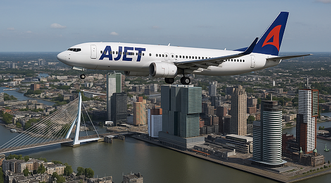 AJet Lanceert Nieuwe Route: Rechtstreekse Vluchten van Istanbul naar Rotterdam