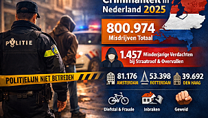 Criminaliteit in 2025 blijft stabiel, sterke stijging minderjarige verdachten bij straatroof