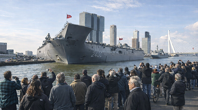 Rotterdam trekt veel belangstelling met komst van vier Turkse marineschepen