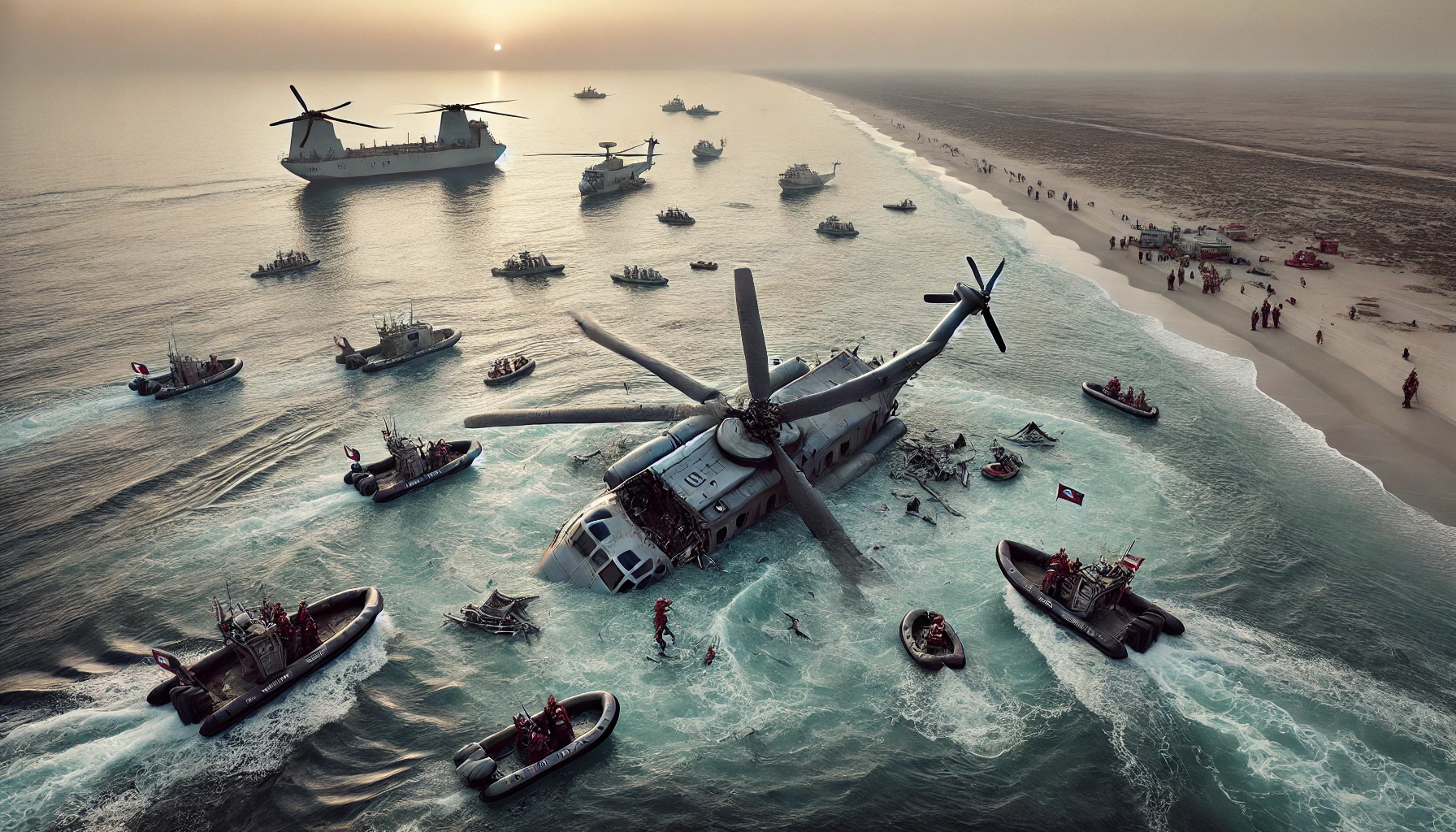 In Qatar neergestorte helikopter: 3 Turken omgekomen