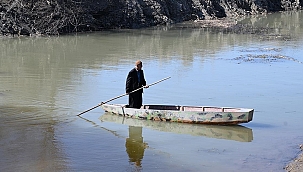 "Turkse Robinson" keert terug naar zijn leefgebied aan het meer, waar het waterpeil door regenval is gestegen