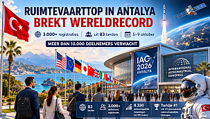 Ruimtevaarttop in Antalya verbreekt record met 3.000 deelnemers uit 83 landen